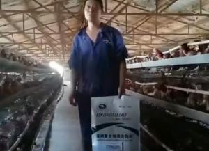 原保軍在河南安陽為益農(nóng)蛋雞預(yù)混料代言！